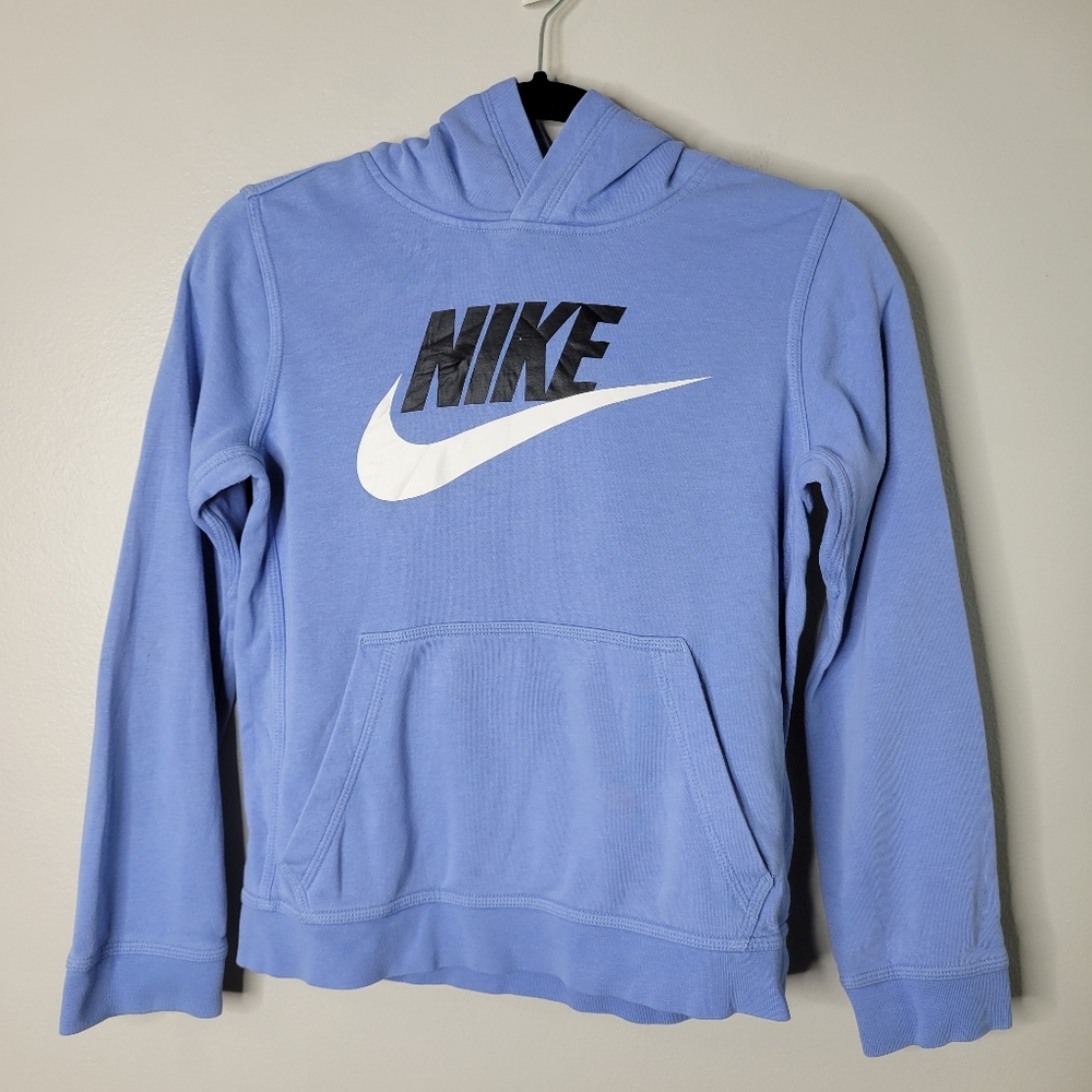 Nike Blue Hoodie with Logo